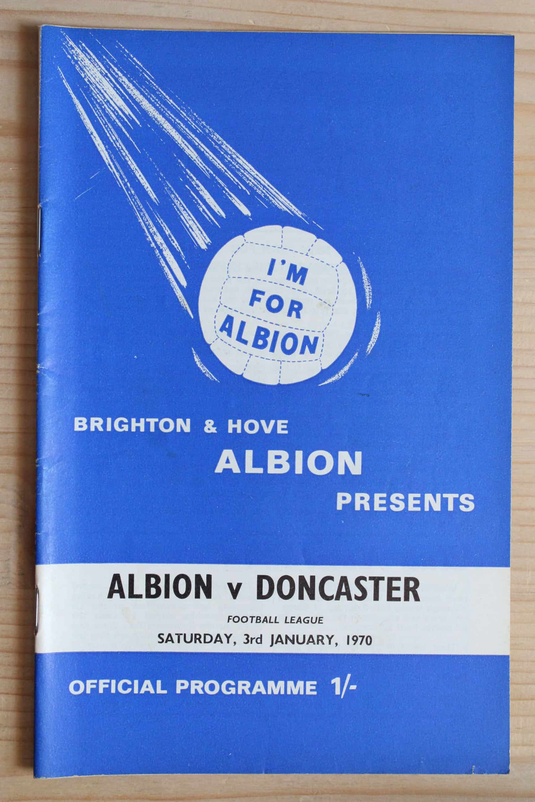 Brighton & Hove Albion FC v Doncaster Rovers FC